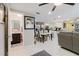 Open living space with combined living, dining, and kitchen areas at 5601 Golden Dr, Tampa, FL 33634