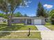 Charming single-story home featuring a well-maintained lawn, a stone facade, and a convenient attached garage at 6200 13Th Ave, New Port Richey, FL 34653