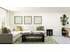 Well-decorated living room with a comfortable sofa, stylish rug, and modern decor at 6611 Active Run, New Port Richey, FL 34653