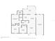 Floor plan of home with measurements and names of rooms, great layout at 706 E Gate Dr, Safety Harbor, FL 34695