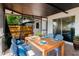 Inviting outdoor space with dining table and seating at 706 E Gate Dr, Safety Harbor, FL 34695