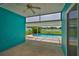 Covered patio area offering shade and a view of the inviting pool at 10430 Crestfield Dr, Riverview, FL 33569