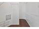 Walk-in closet with wood floors, wire shelving, and neutral paint, offering ample storage space at 10462 Lucaya Dr, Tampa, FL 33647