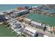 Waterfront community featuring beautiful docks, ocean views, and upscale residences at 120 Brightwater Dr, Clearwater Beach, FL 33767