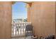 Charming balcony offering a relaxing outdoor space with scenic neighborhood views at 120 Brightwater Dr, Clearwater Beach, FL 33767