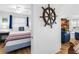 A Primary bedroom featuring a nautical theme and decor at 12458 1St W St, Treasure Island, FL 33706