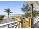 Expansive ocean views from the porch with a telescope at 12458 1St W St, Treasure Island, FL 33706