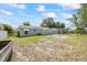 Spacious backyard features partial fencing and plenty of room for gardening at 12660 118Th St, Largo, FL 33778