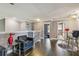 Loft area features hardwood floors and leads to multiple rooms and living spaces at 1314 Oak Pond St, Ruskin, FL 33570