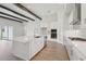 Open-concept kitchen boasts an island, stainless appliances, and seamless flow to the living area at 14279 Swiss Bridge Dr, Riverview, FL 33579