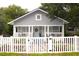 Charming bungalow with a white picket fence and welcoming front porch at 1510 Mobile Ave, Tampa, FL 33610