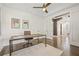 Home office with hardwood floors, modern ceiling fan, and natural light at 311 12Th N Ave, St Petersburg, FL 33701