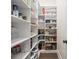 Walk-in pantry with custom shelving, providing ample storage for food and kitchen essentials at 311 12Th N Ave, St Petersburg, FL 33701