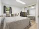 Bedroom with large mirror closet doors and natural light at 3201 36Th N Ave, St Petersburg, FL 33713