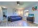 Cozy living room showcasing neutral walls, natural light, and comfortable seating at 3910 14Th N Ave, St Petersburg, FL 33713