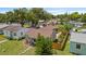 A home with a fenced backyard and lush landscaping that enhances the property's privacy and outdoor living space at 744 53Rd N Ter, St Petersburg, FL 33703