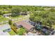 A home with a fenced backyard and lush landscaping that enhances the property's privacy and outdoor living space at 744 53Rd N Ter, St Petersburg, FL 33703