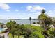 Beautiful aerial view of property, pool, and bay at 80 Rogers St # 2D, Clearwater, FL 33756