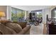 Living room with access to outdoor balcony at 80 Rogers St # 2D, Clearwater, FL 33756