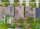 Aerial view of a home featuring a backyard with patio and green space at 11541 Tangle Branch Ln, Gibsonton, FL 33534