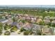 Aerial view of a neighborhood featuring well-maintained homes and green spaces at 11541 Tangle Branch Ln, Gibsonton, FL 33534