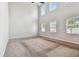 Spacious bedroom features vaulted ceilings, neutral carpet, and plenty of natural light from several windows at 11541 Tangle Branch Ln, Gibsonton, FL 33534