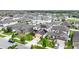 Aerial view of neighborhood featuring well-manicured lawns and two story homes at 11918 Winterset Cove Dr, Riverview, FL 33579