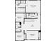 Upstairs floor plan with primary suite, loft, bedrooms, bathrooms, and laundry room at 12474 Gust Ct, Hudson, FL 34669