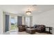 Inviting living room with a sliding glass door and tile flooring at 13515 Palmera Vista Dr, Riverview, FL 33579
