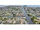 Waterfront homes highlighted in an aerial view, set along canals with docks and boat access at 13814 Lavender Ave, Hudson, FL 34667
