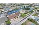 Aerial view of waterfront homes on canals, featuring boat docks and easy access to waterways at 13814 Lavender Ave, Hudson, FL 34667