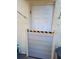 Back door with flood barrier installed at 13814 Lavender Ave, Hudson, FL 34667