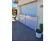 Garage door with flood barrier system at 13814 Lavender Ave, Hudson, FL 34667