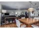 Open floor plan with dining area, living room, and kitchen at 1510 Palmer Ct, Palm Harbor, FL 34685
