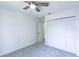 Bedroom with fresh carpet, closet and neutral paint at 16175 Rambling Vine E Dr, Tampa, FL 33624