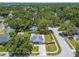 Charming home boasts a well-manicured lawn, mature trees, and a welcoming driveway, nestled in a serene neighborhood setting at 2692 Cedarbrooke Dr, Palm Harbor, FL 34684