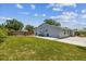 Well-maintained backyard with a lush green lawn and a patio, providing a serene outdoor living space at 2692 Cedarbrooke Dr, Palm Harbor, FL 34684