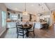 Spacious kitchen with a dining area and ample counter space, perfect for entertaining and everyday living at 4222 Glade Wood Loop, New Port Richey, FL 34655