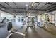 Spacious gym with multiple weight machines, treadmills, and large windows for natural light at 4736 Stonebriar Dr, Oldsmar, FL 34677