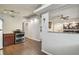 Bright kitchen area with stainless steel appliances and a view to the open living space at 5015 S 88Th St, Tampa, FL 33619