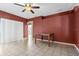 Open concept dining room with tile flooring and sliding glass doors offering natural light at 509 Delwood Breck St, Ruskin, FL 33570