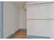 Walk-in closet features custom shelving at 759 Lantana Ave, Clearwater Beach, FL 33767