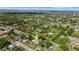 A far aerial view of the neighborhood highlighting the property's location within the community at 915 S Miller Rd, Valrico, FL 33594