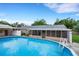 Beautiful pool and patio area, a perfect backyard for entertaining and enjoying outdoor living at 915 S Miller Rd, Valrico, FL 33594