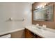 Bathroom featuring a large mirror, ample countertop space, and bright lighting, perfect for daily routines at 915 S Miller Rd, Valrico, FL 33594