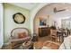 Inviting living room with hardwood floors and an open layout, perfect for entertaining at 12472 Country White Cir, Tampa, FL 33635