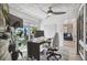 Modern office with views, textured ceiling, and a stylish desk setup at 16106 6Th E St, Redington Beach, FL 33708