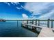 Private dock with boat lift providing direct access to the beautiful waterfront at 19717 Gulf Blvd # V5, Indian Shores, FL 33785