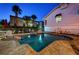 Inviting private pool surrounded by lush landscaping, perfect for relaxation and entertaining at 19717 Gulf Blvd # V5, Indian Shores, FL 33785