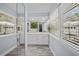 Bright bathroom featuring a vanity with a marble countertop and ample natural light at 2811 W Sitios St, Tampa, FL 33629